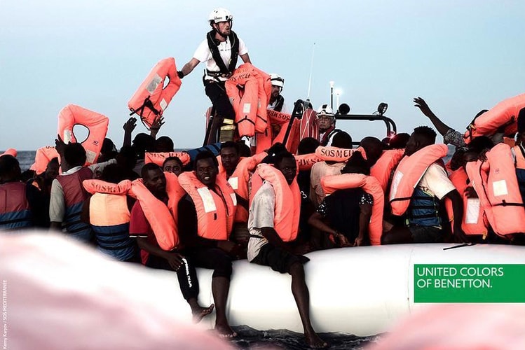 Benetton Déclenche La Polémique Avec Une Publicité Mettant En Scène Des Migrants