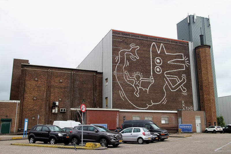Un Mural De Keith Haring A Été Découvert 30 Ans Après Dans Un Quartier Populaire D'Amsterdam