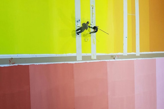 L'Impressionante Installation Du Runway De Louis Vuitton Par Virgil Abloh En Photos