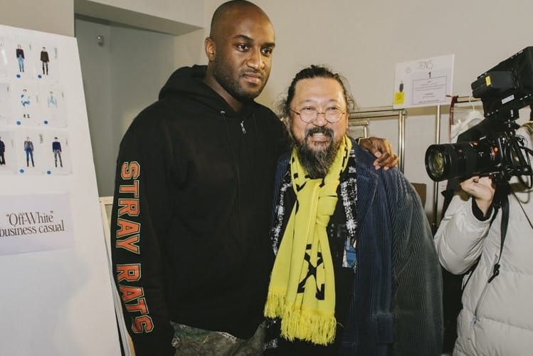 Nouvel Aperçu De L'Exposition Virgil Abloh & Takashi Murakami À La Galerie Gagosian À Paris