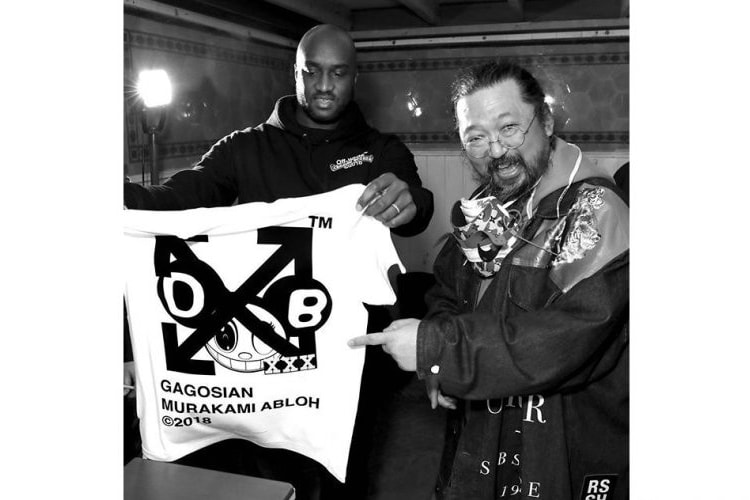Virgil Abloh Tease Un Show Avec Murakami À La Galerie Gagosian À Paris