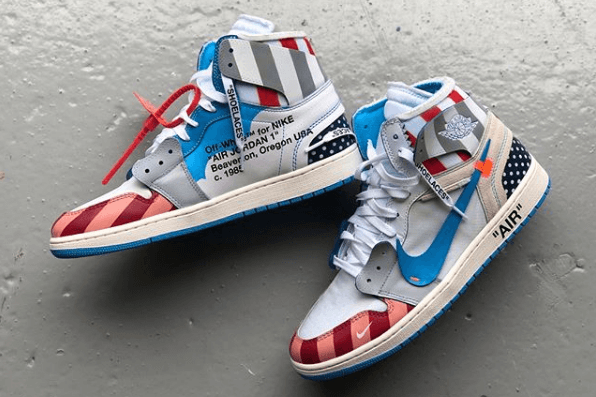 Une Paire d'Air Jordan 1 x Off-White™ x Parra Imaginée Par Un Sneaker Designer