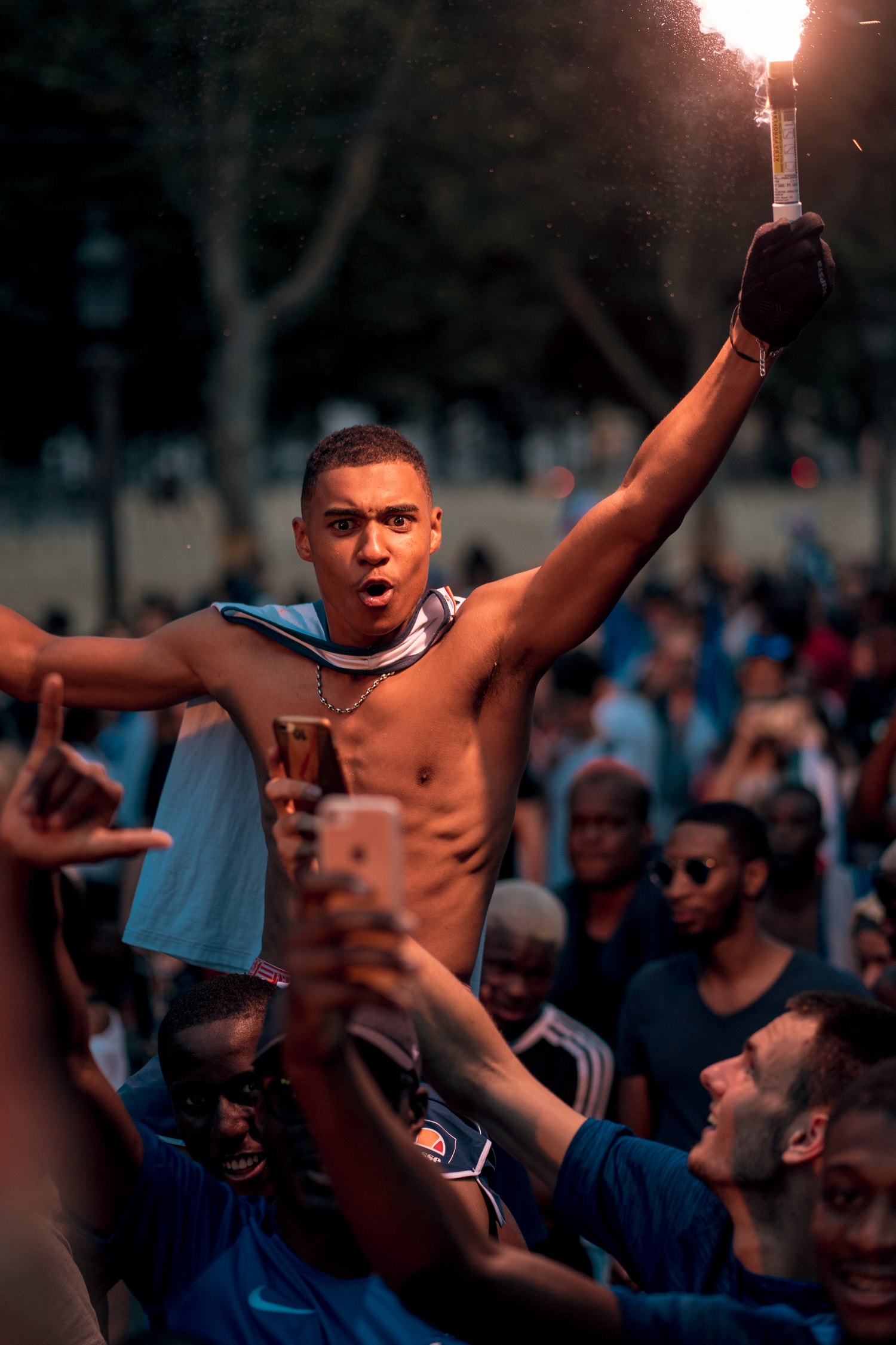 Photo Des Supporters Français