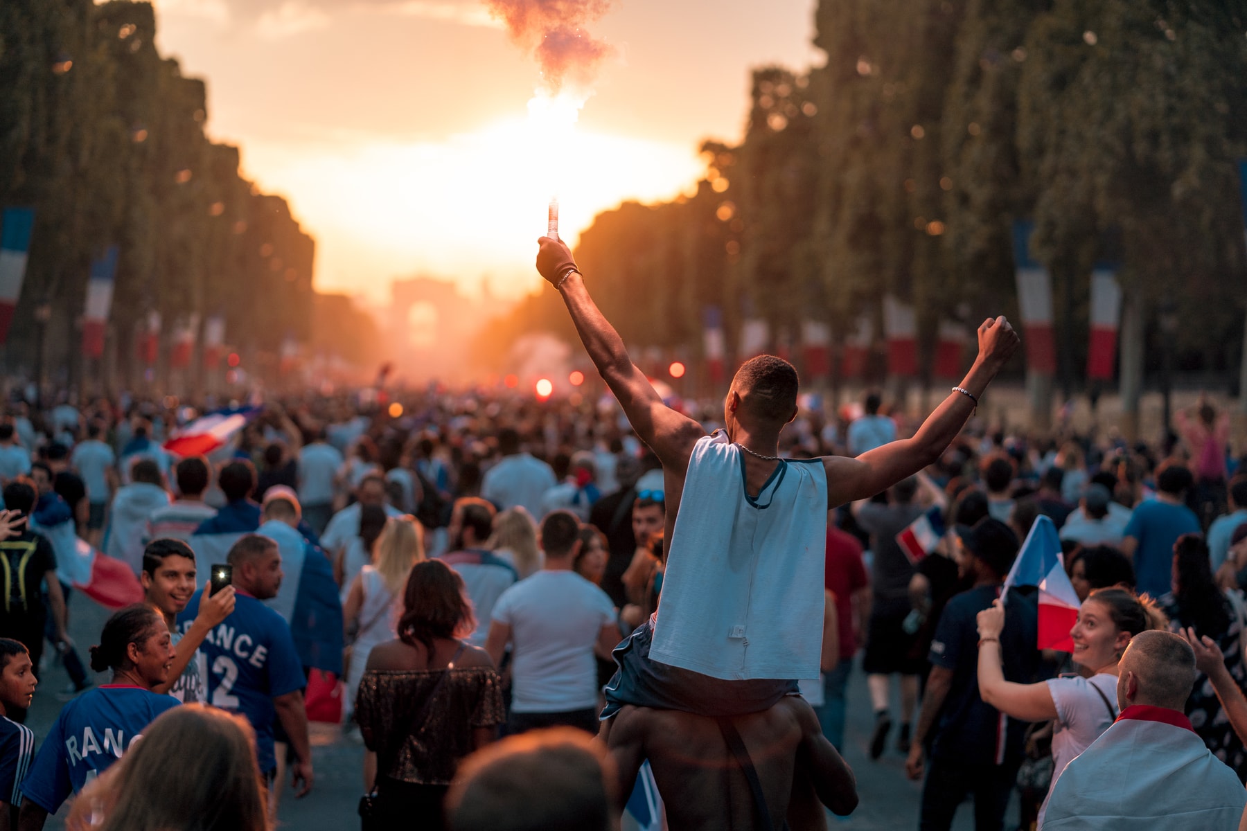 Photo Des Supporters Français