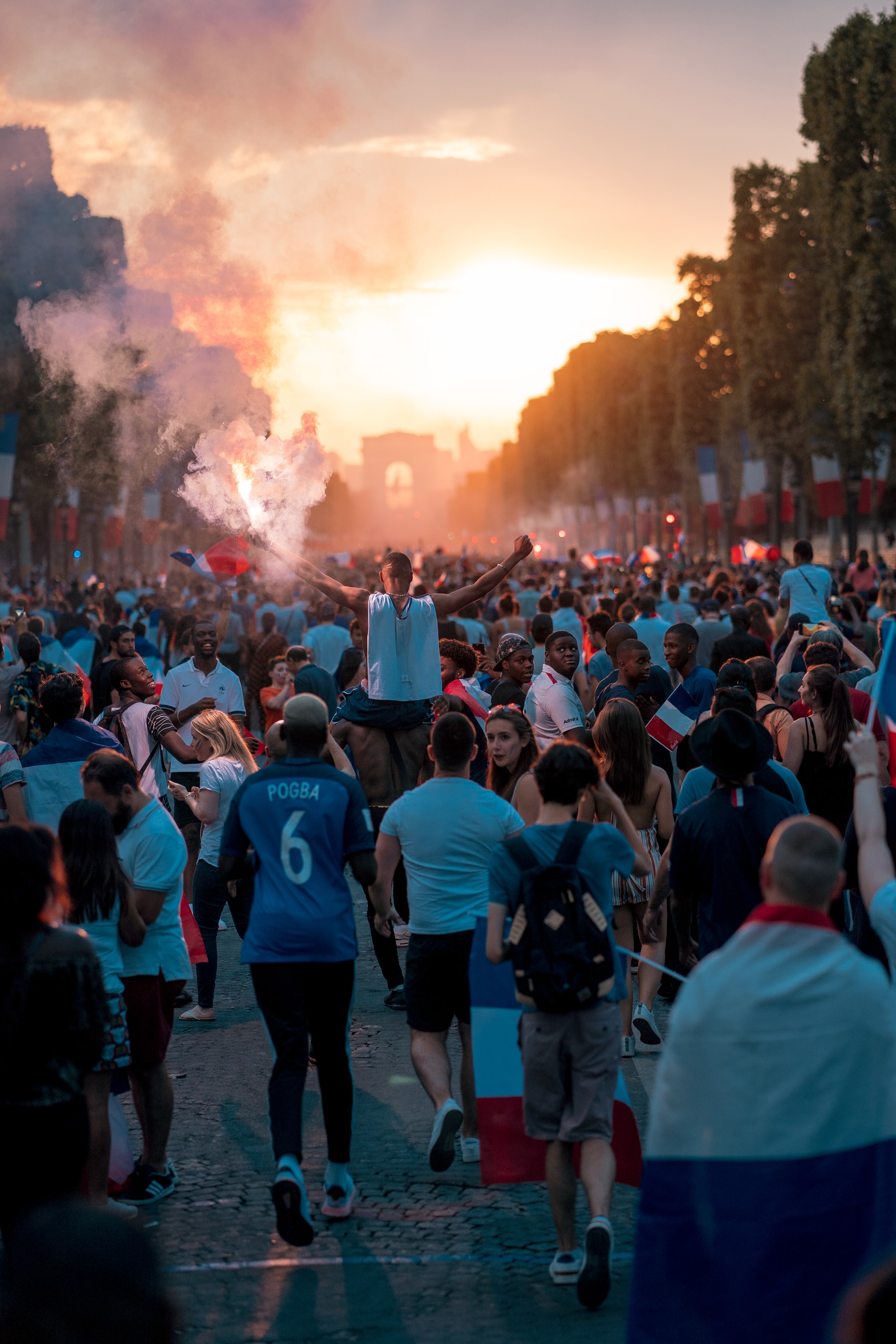 Photo Des Supporters Français