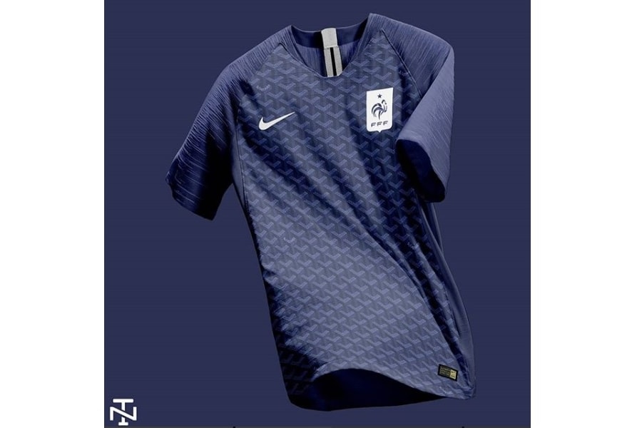 Equipe de France, Off-white, crampons, maillot