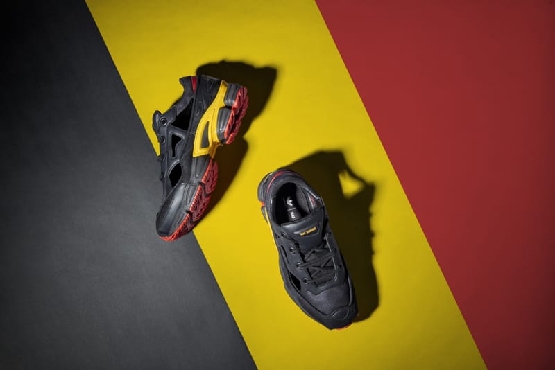 adidas Et Raf Simons Dévoilent Une Nouvelle RS Replicant Ozweego Aux Couleurs De La Belgique