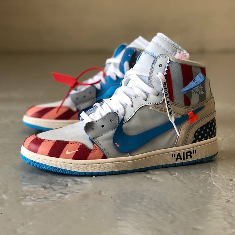 Une Paire d'Air Jordan 1 x Off-White™ x Parra Imaginée Par Un Sneaker Designer