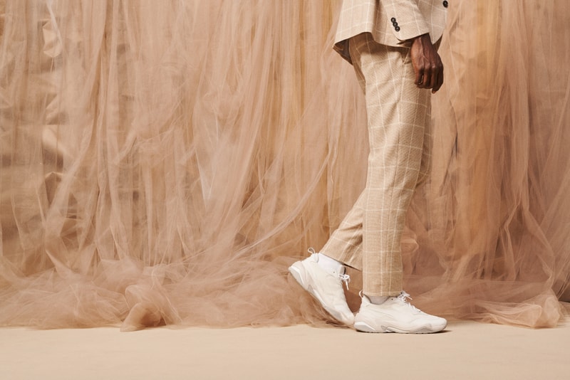 Puma, Sneaker, Thunder, noir, blanc