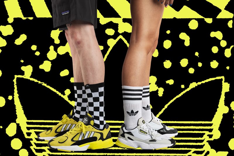 adidas Et Size? Collaborent Sur Une Yung-1 Et Une Falcon Pour Le "Acid House Pack"