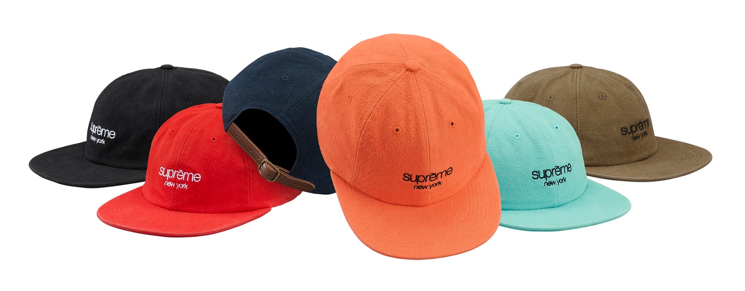 La Collection De Casquettes et Chapeaux Supreme Automne Hiver 2018