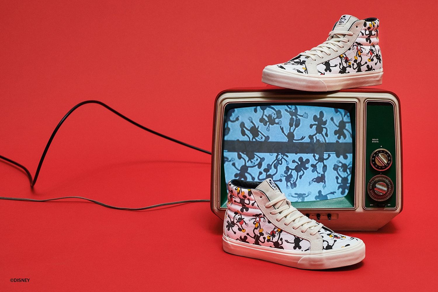 Vans Vault Mickey Mouse Disney 90 Ans Sk8-Hi