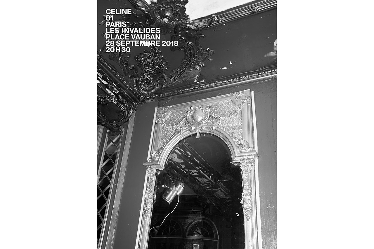 Invitation Céline Printemps/Été 2018
