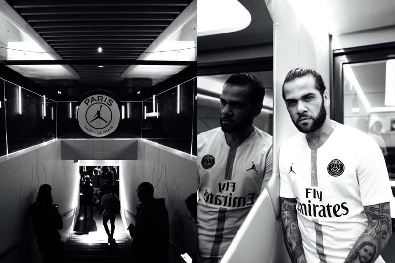 En Images - Revivez Le Lancement Air Jordan x PSG Au Parc Des Princes Avec Mbappé Et Dani Alves