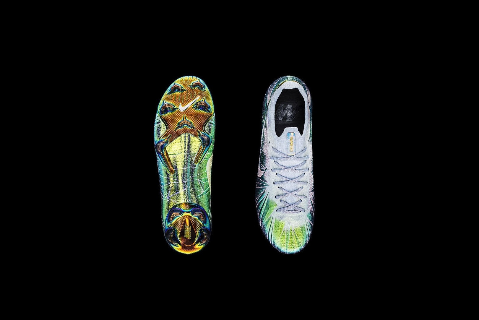 Nike Honore Luka Modric Avec Une Paire De Crampons Iridescents