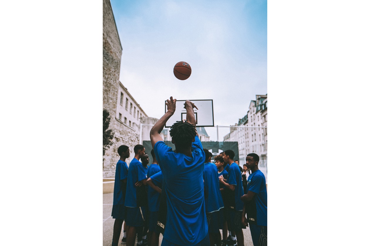 Photo Stephen Curry Under Armour Paris