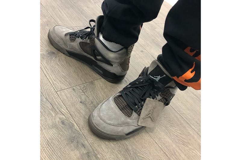 Un Nouvel Aperçu De La Air Jordan 4 x Travis Scott "Friends & Family"