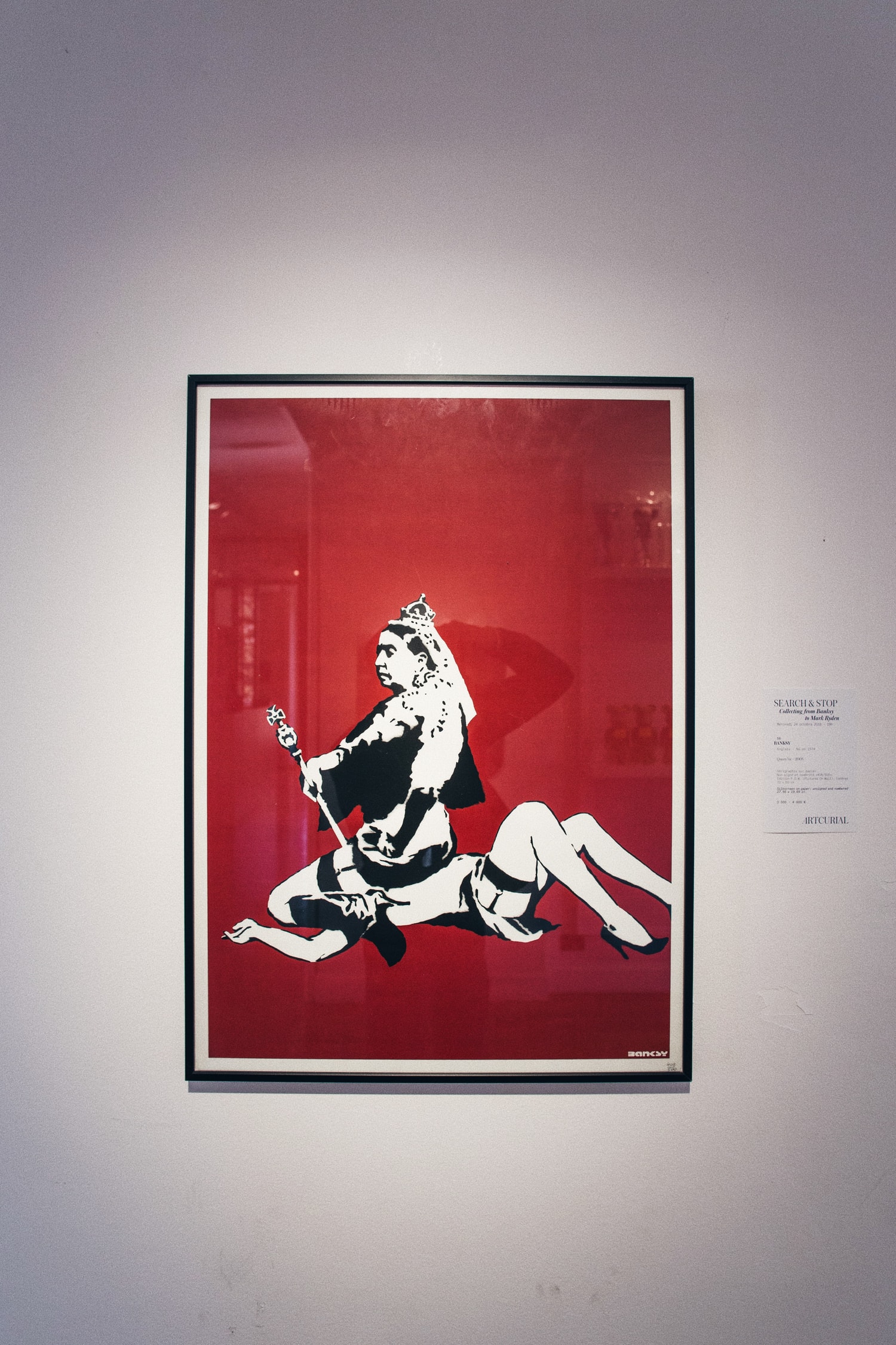 Banksy, vente aux enchères, KAWS