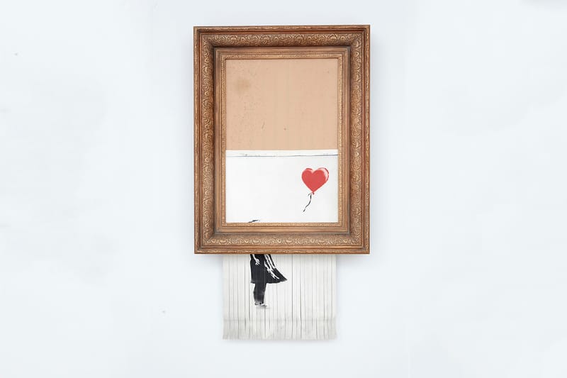 Banksy Révèle Comment, À Distance, Il A Enclenché La Destruction De Son Œuvre (Vidéo)