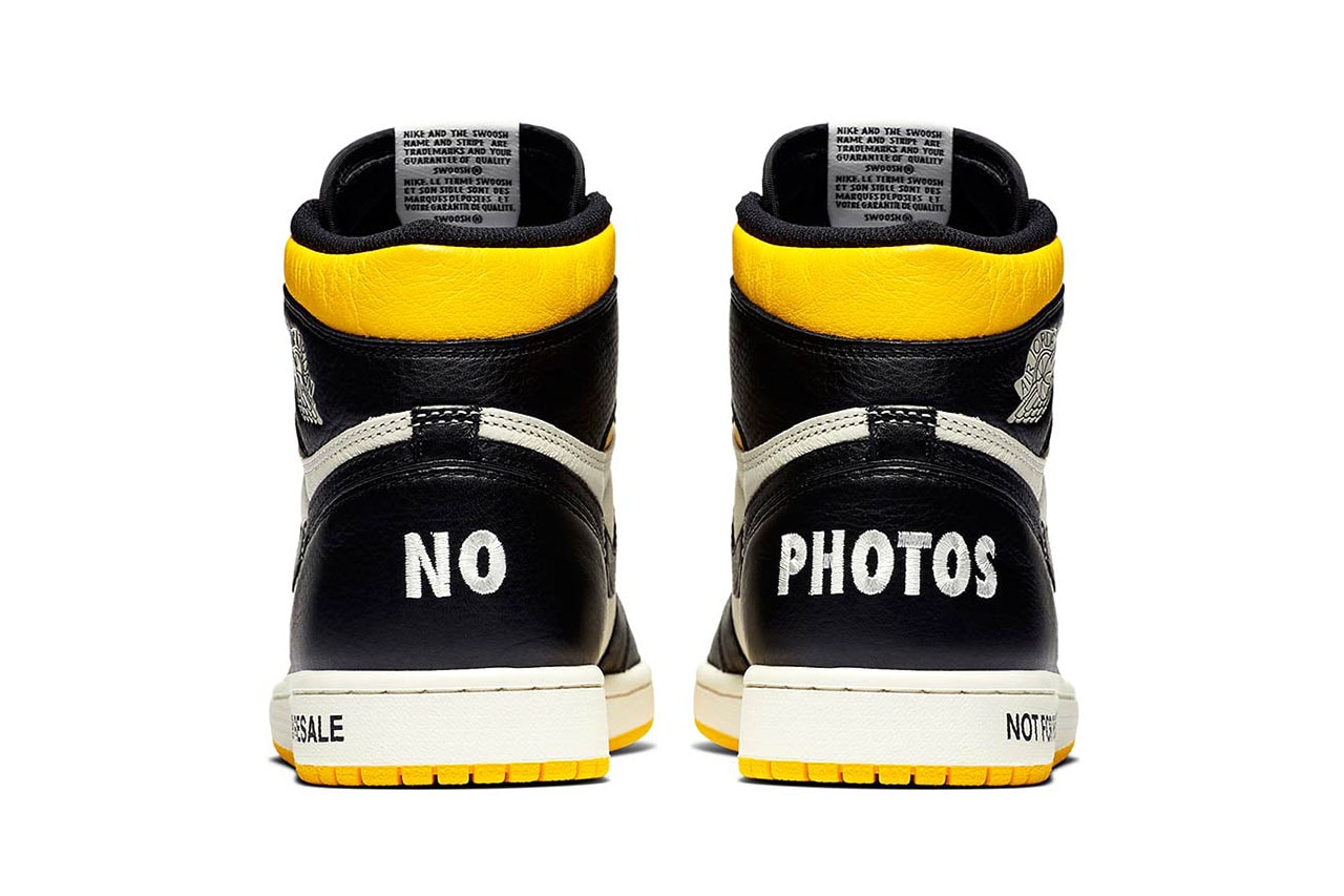 Photo Air Jordan 1 "NOT FOR RESALE"