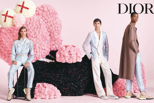 Kim Jones Fait Appel À KAWS Pour Sa 1ère Campagne Dior
