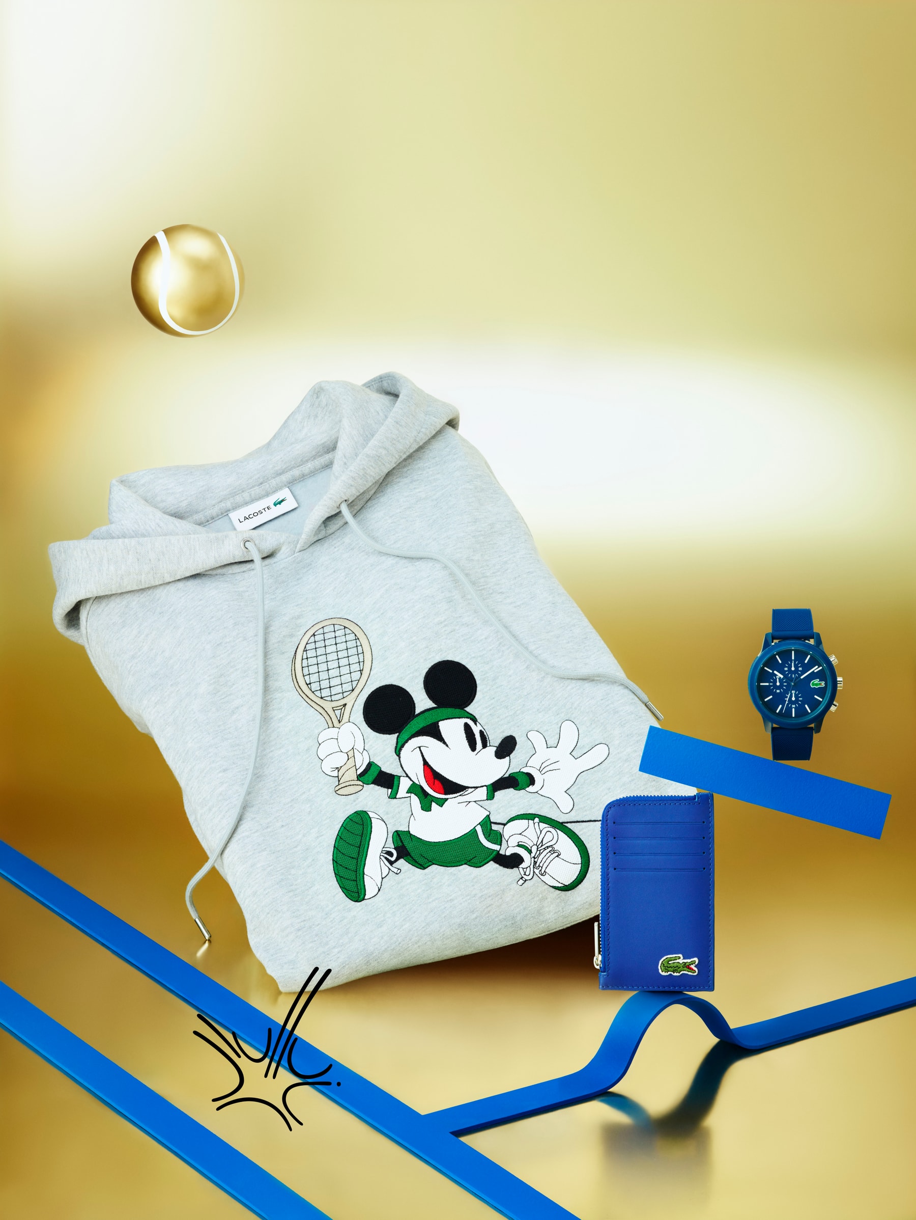 Lacoste x Disney : Minnie Et Mickey Prennent La Raquette Dans Une Collection Capsule
