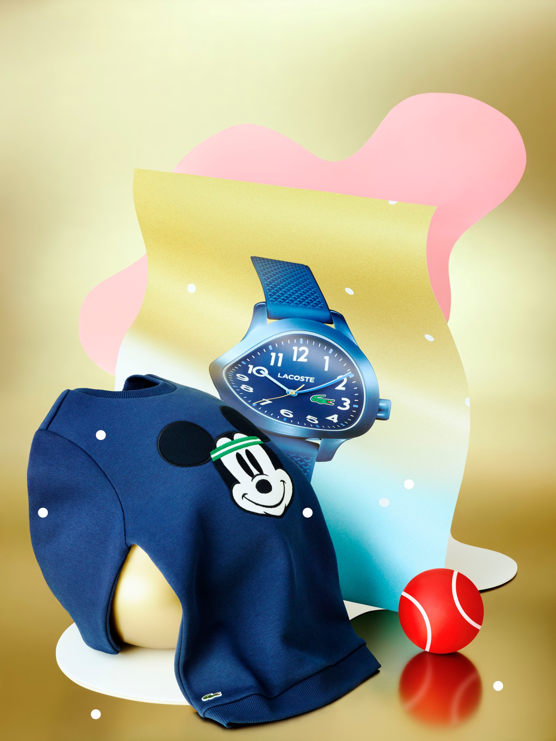 Lacoste x Disney : Minnie Et Mickey Prennent La Raquette Dans Une Collection Capsule