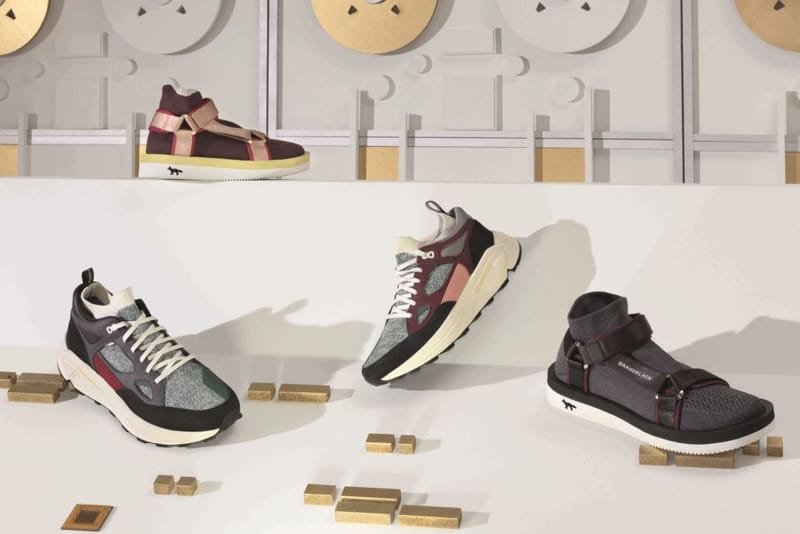 Maison Kitsuné Annonce La Sortie De Sa Collaboration Sneakers Avec Brandblack
