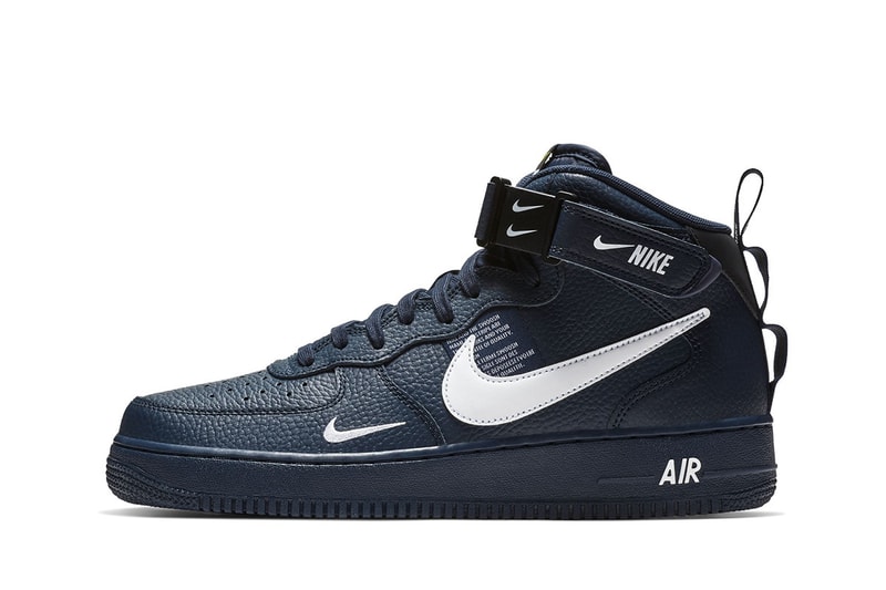 Nike Air Force 1 High Multi-Swoosh Navy