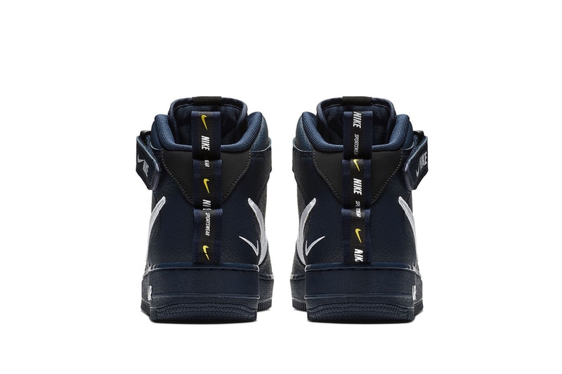 Nike Air Force 1 High Multi-Swoosh Navy