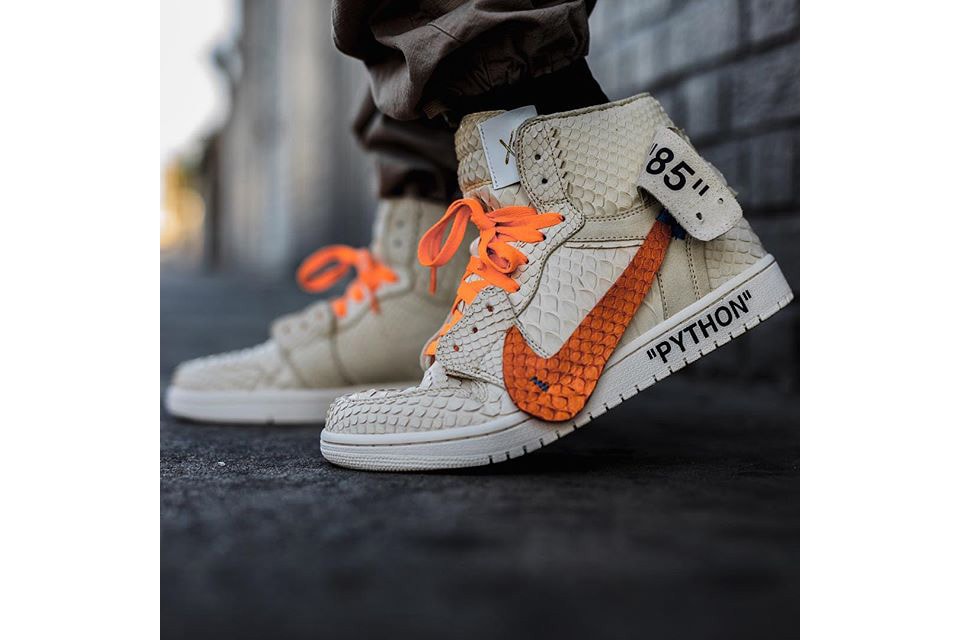 Off-WHite x AIr Jordan 1 The Shoe Surgeon Halloween
