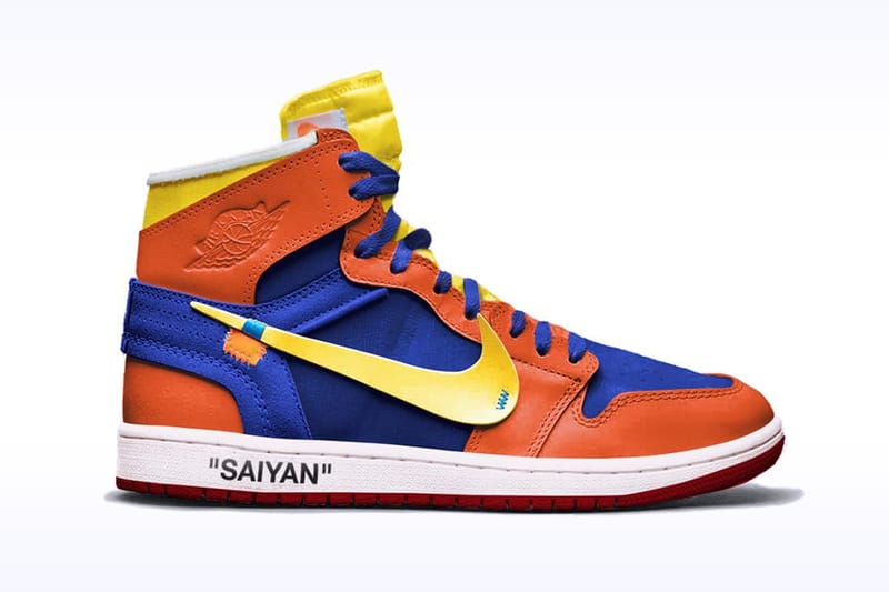 Un Designer Imagine Une Collaboration Entre Nike Et Dragon Ball Z