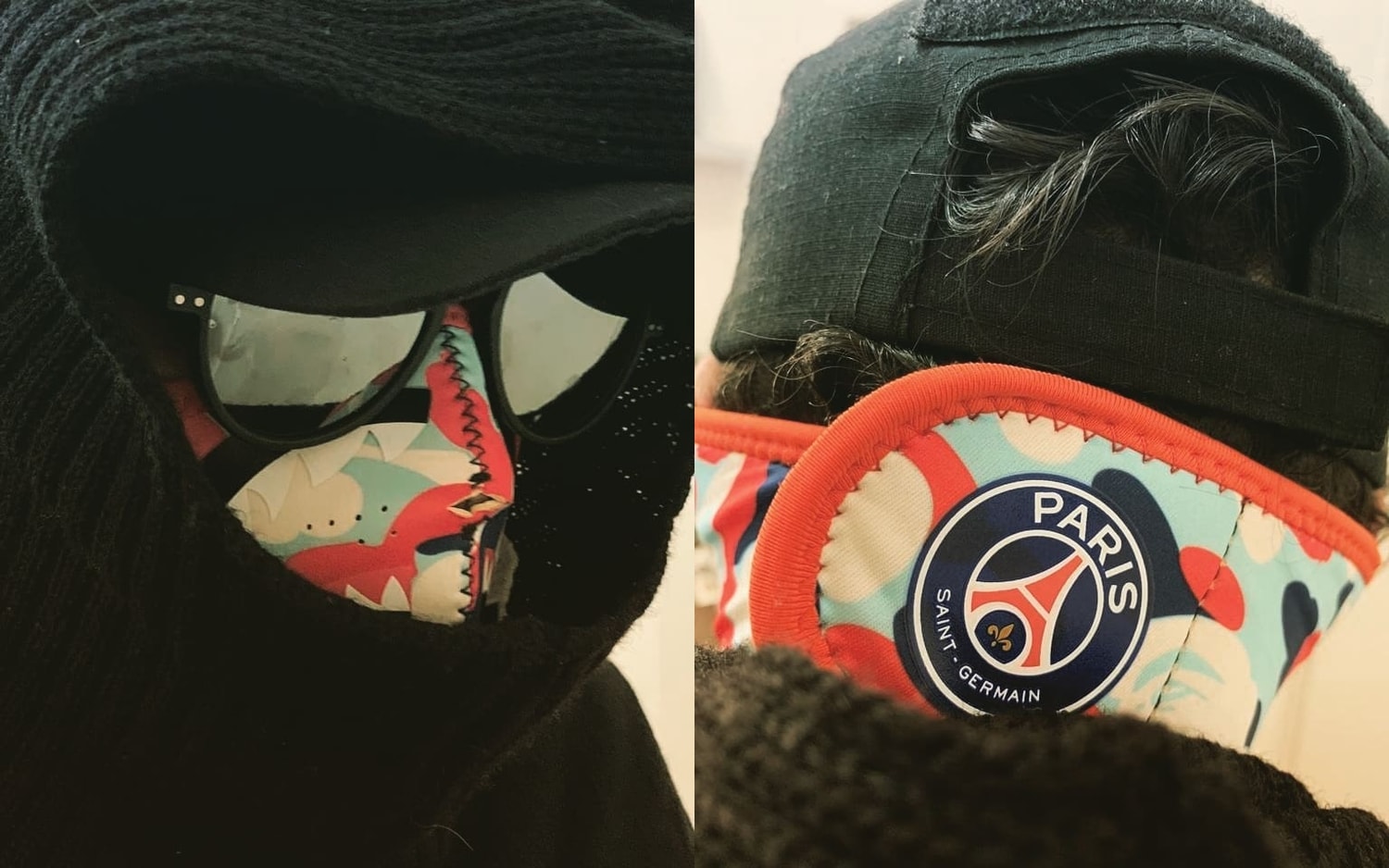 Photo BAPE x PSG Masque Kekra