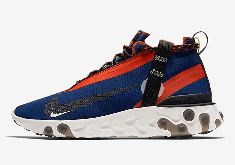Nike React, Bleu, Noir, Blanc