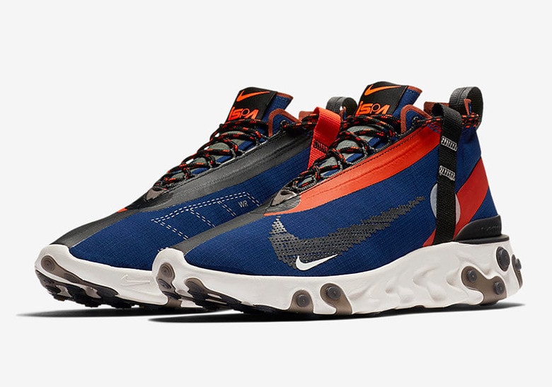 Nike React, Bleu, Noir, Blanc