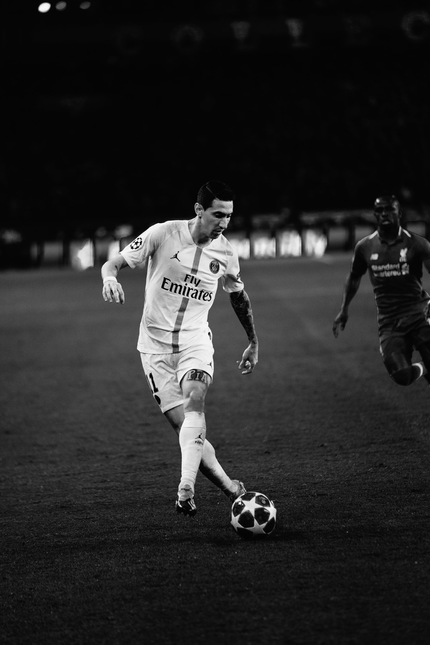 Revivez Le Choc PSG-Liverpool À Travers Cette Série Photographique En Noir Et Blanc