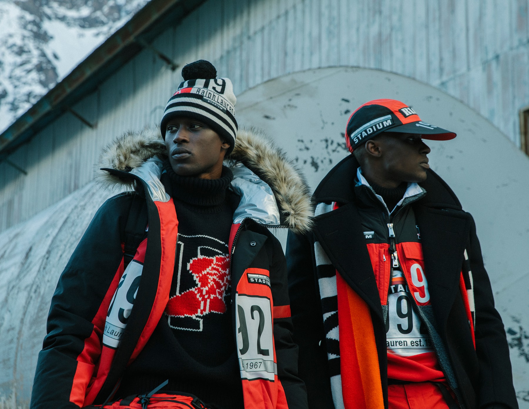 Ralph Lauren Dévoile Sa Collection "Winter Stadium" Dans Un Lookbook Qui Magnifie Le Grand Froid