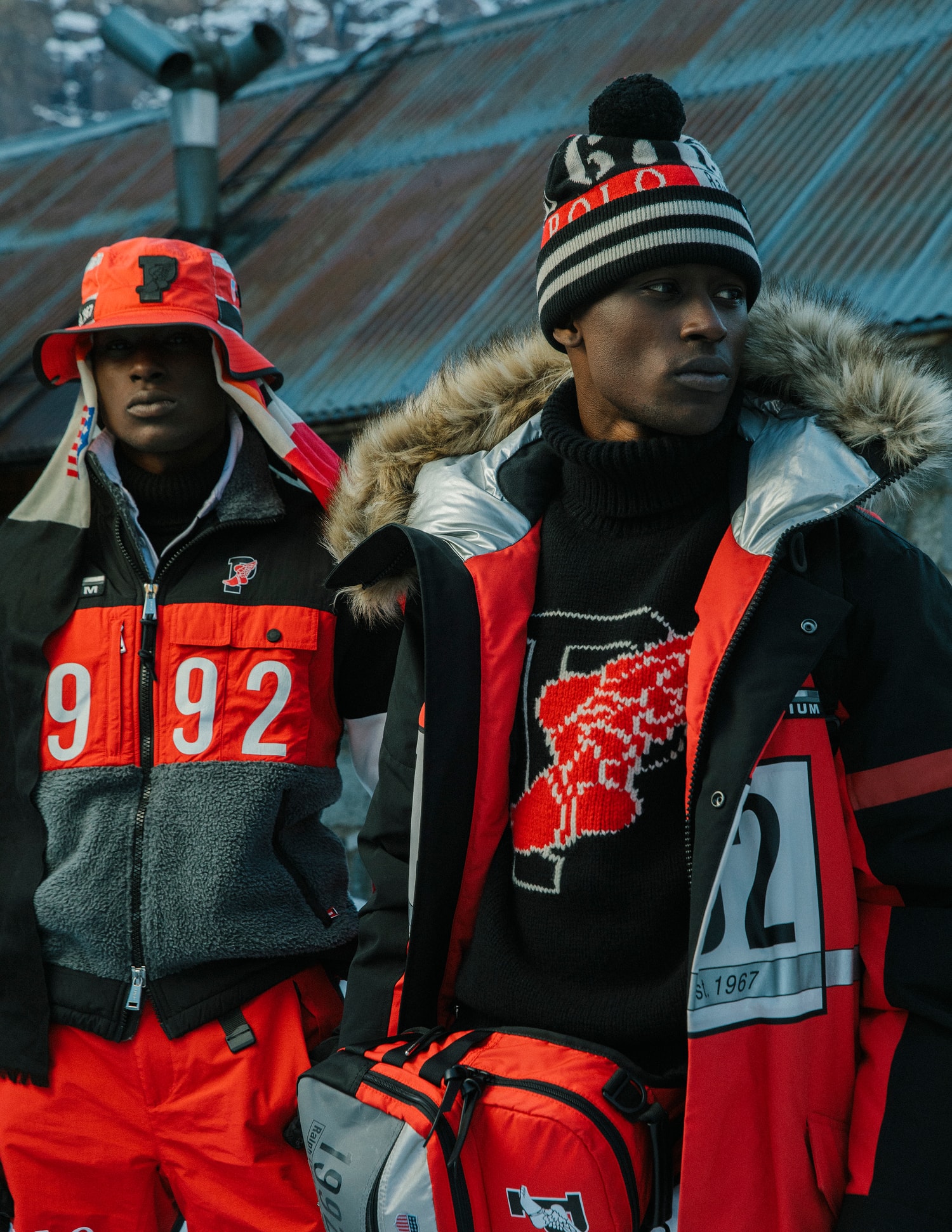 Ralph Lauren Dévoile Sa Collection "Winter Stadium" Dans Un Lookbook Qui Magnifie Le Grand Froid