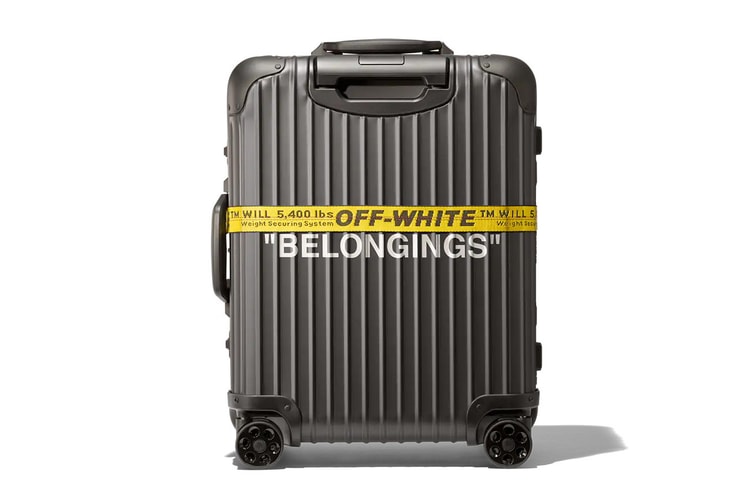 Off-White ™ Et RIMOWA Dévoilent Une Nouvelle Valise "PERSONAL BELONGINGS"