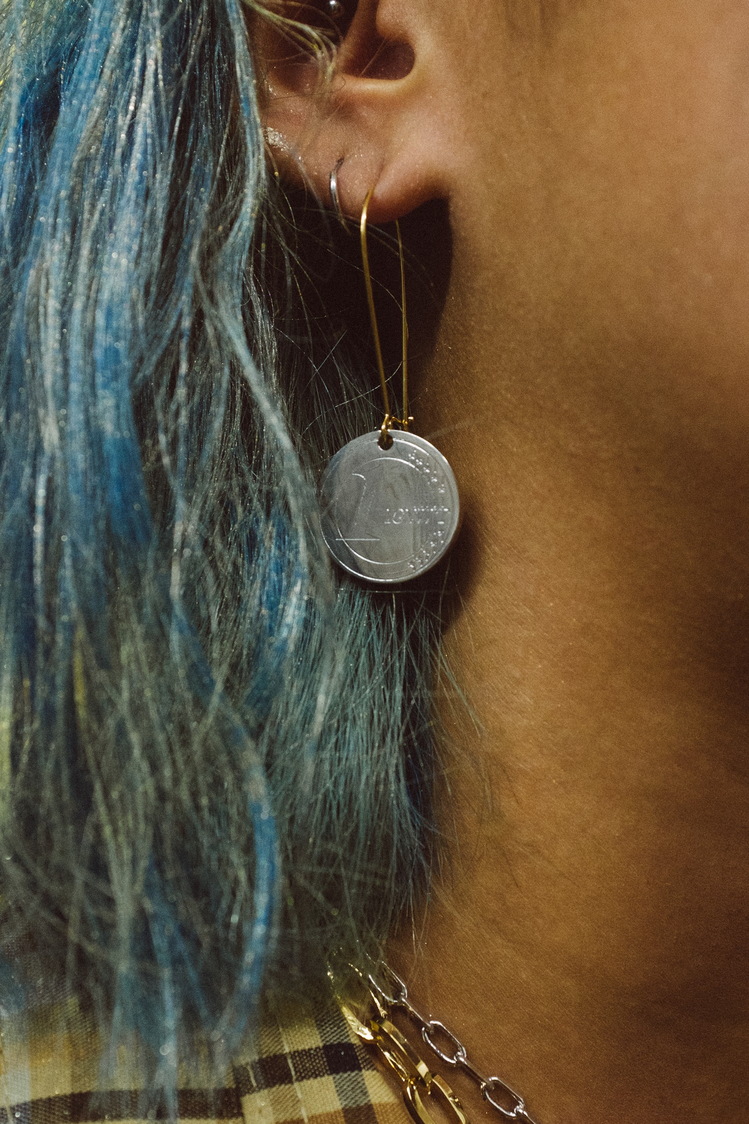 Pièces De 1 Euro En Or, Collier "Client Suivant", Le Label Parisien IN GOLD WE TRUST® Se Joue De La Société De Consommation