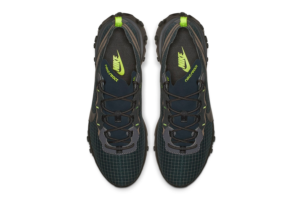 Nike React Element 55 Vert Foncé Nouveau Coloris