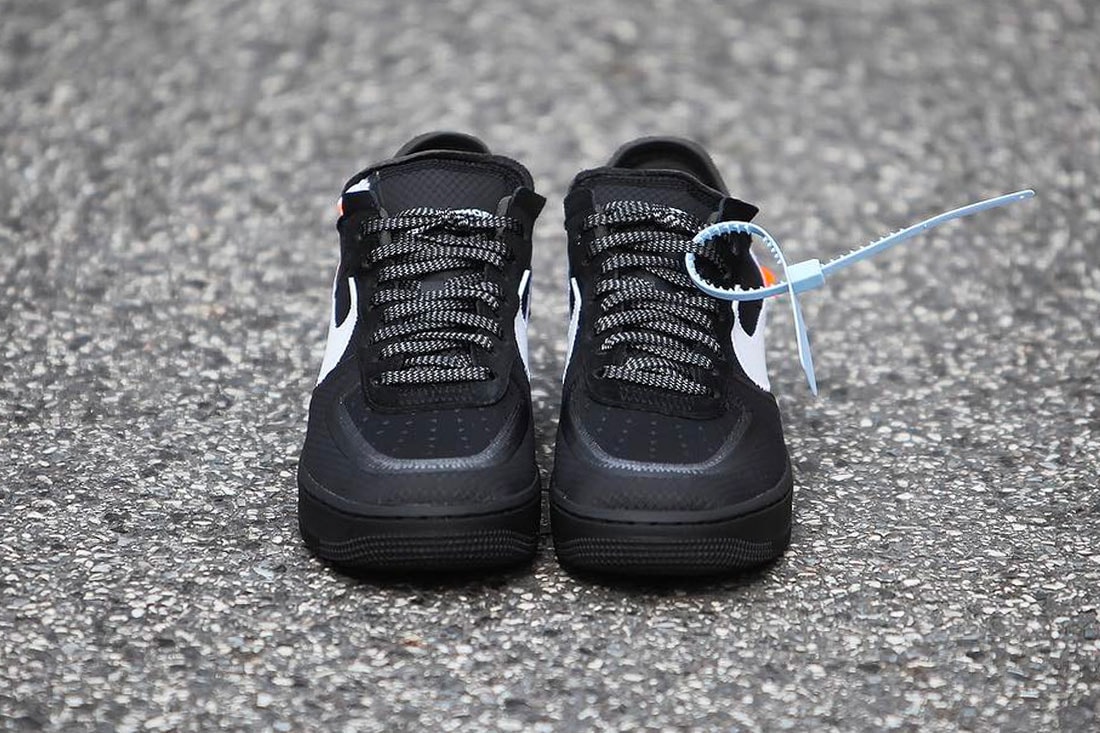 Off-White Nike Air Force 1 Black Volt Raffle France Paris