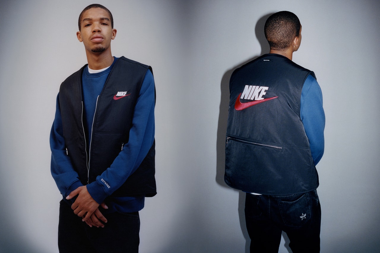 Supreme Nike Off-White Heron Preston Carhartt The North Face Ralph Lauren C2H4 Places + Faces Veste Sans Manches