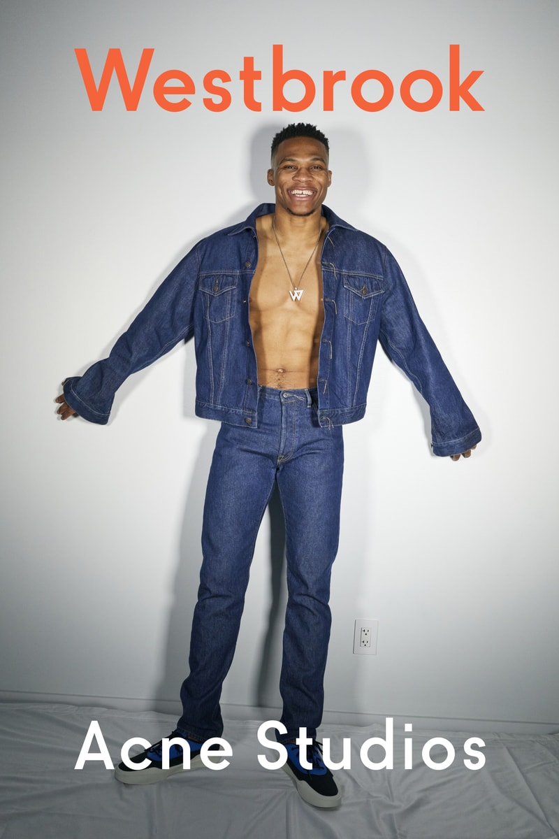 Photo Russell Westbrook Acne Studios