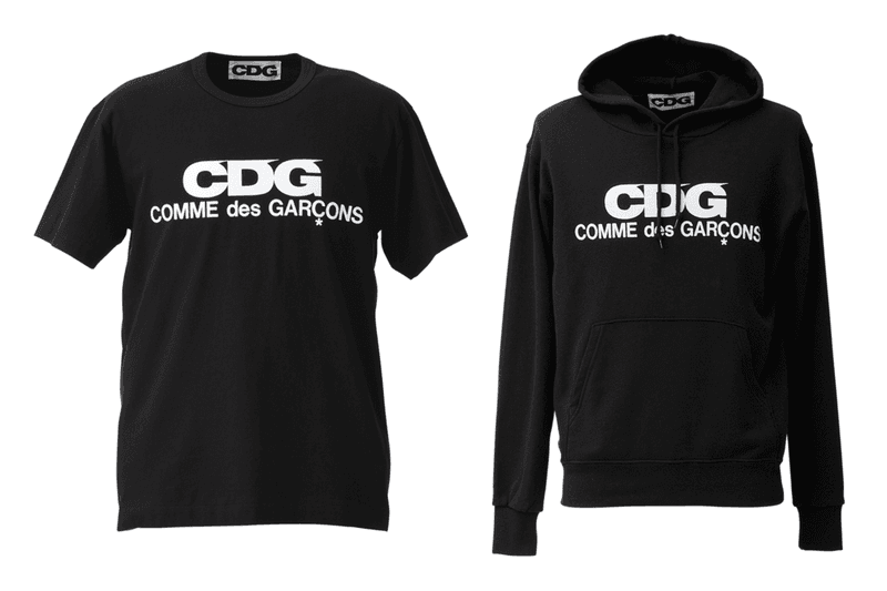 COMME des GARÇONS Droppe Des Pièces Brandées CDG