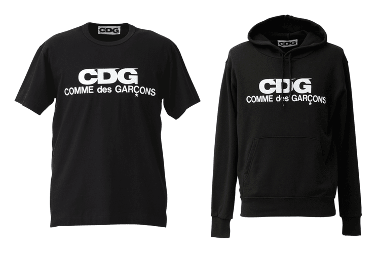 COMME des GARÇONS Droppe Des Pièces Brandées CDG