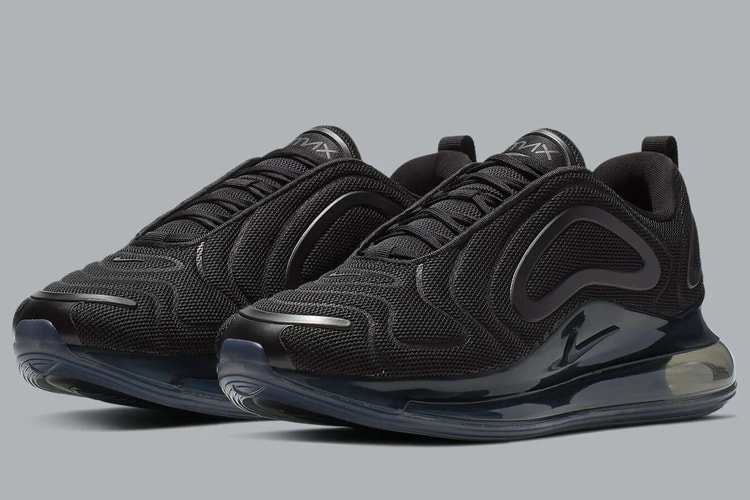 La Nike Air Max 720 "Triple Black" Se Dévoile Avec Des Images Officielles