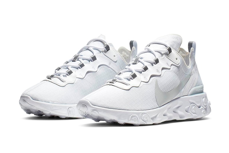 Photo Nike React Element 55 “White/Pure Platinum” 