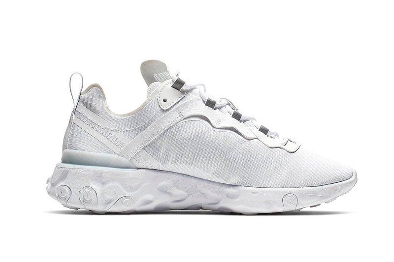 Photo Nike React Element 55 “White/Pure Platinum” 