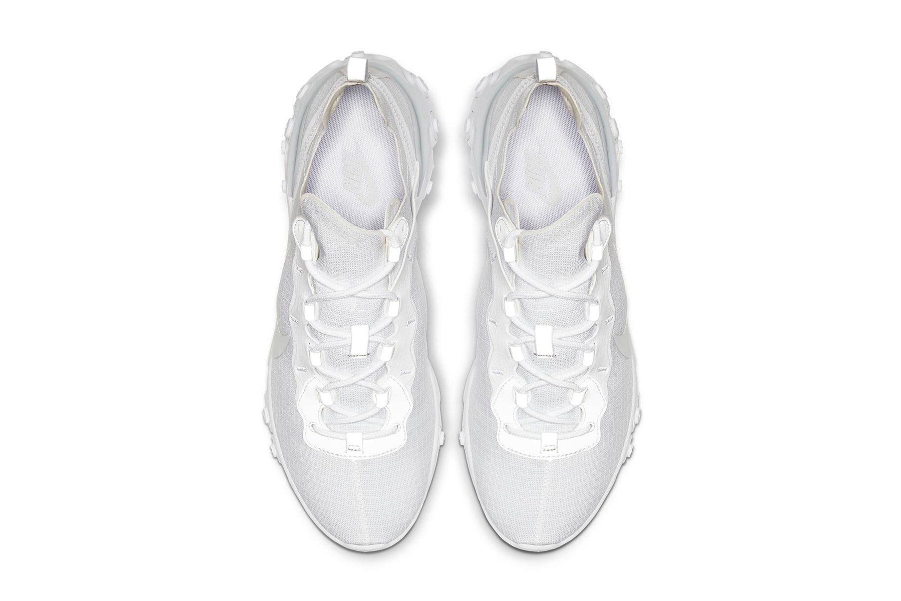 Photo Nike React Element 55 “White/Pure Platinum” 